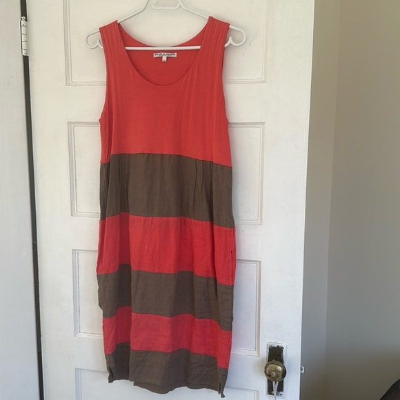 Daniel & Meyer Dresses & Skirts - Mixed media, linen and cotton dress, made in Italy.